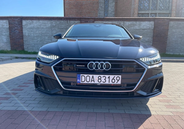 Audi A7 cena 209000 przebieg: 31000, rok produkcji 2019 z Wrocław małe 742